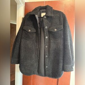 Aritzia Wilfred Sherpa Shirt Jacket